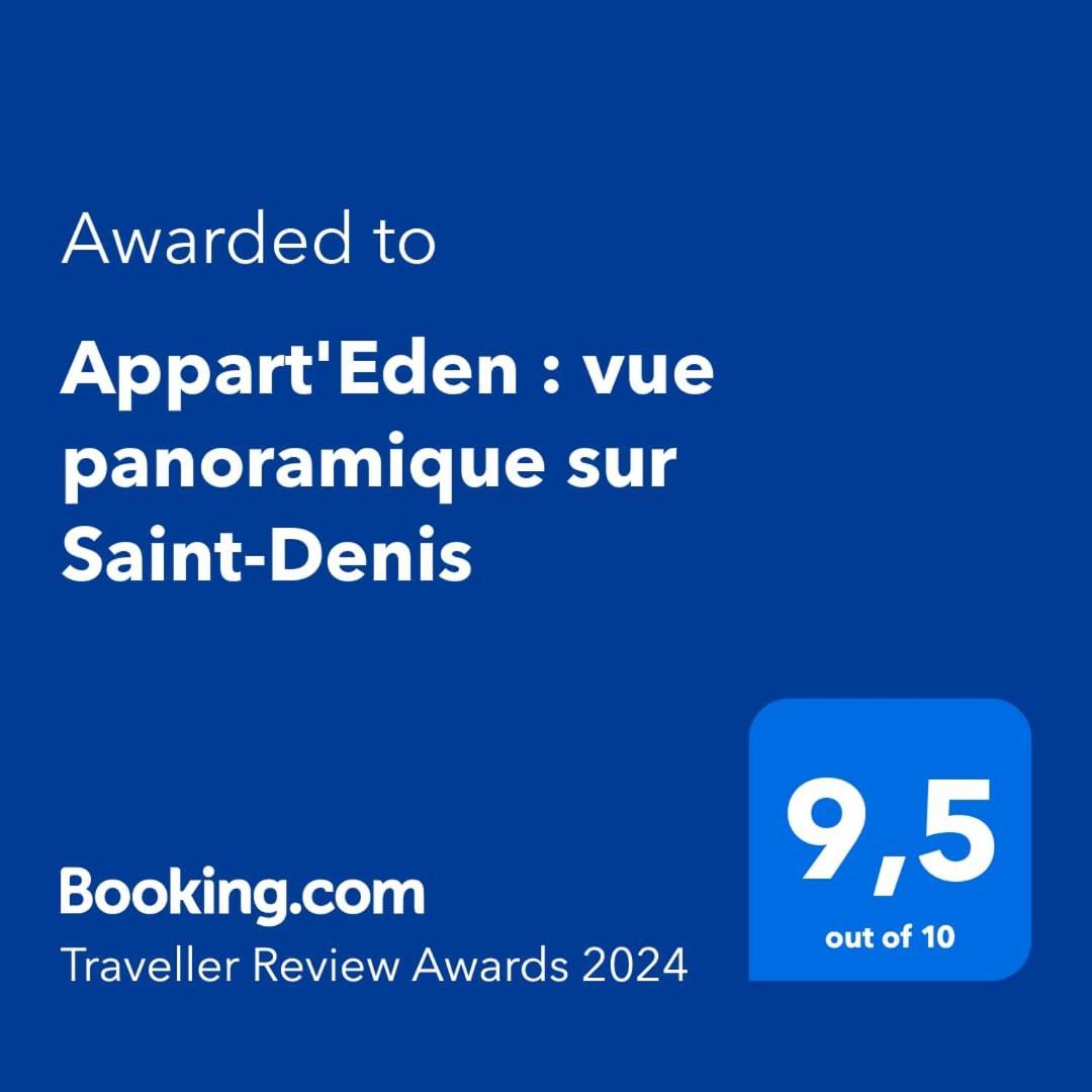 Appart'Eden : Vue Panoramique Sur Saint-Denis Apartment Sainte Clotilde Bagian luar foto